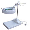 White Desk Lamp Magnifier with Magnifying Glass Lens providing 5 dioptre Magnifier (CAPG070)